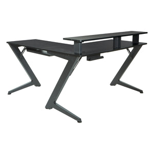 OSP Home Furnishings Avatar Battlestation Gaming Desk Black