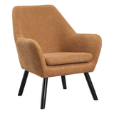 OSP Home Furnishings Della Mid-Century Chair Rust