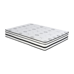 English Elm 12-inch Vela Promo Hybrid Queen Mattress with Breathable Quilted Cover, Green Tea Freshness, Plush Support White 16.5 L x 16.5 W x 80 H B011P213355