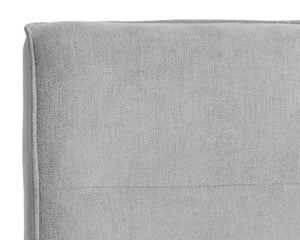 Sunpan Swanson Office Chair - Modern Urban Design with Performance Fabric, Mobility & Stylish Black Legs