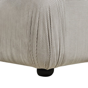 English Elm Jennifer Taylor Home - Marcel 36" Bubble Modular Cocktail Ottoman with Bouclé Upholstery, Low 15" Seat, Luxe Foam Support Gray B2719P238414