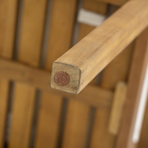 English Elm Christopher Knight Home® - Preston Teak Outdoor Dining Chairs Set of 2 with Beige Cushions, Acacia Wood Frame, Wicker Backrest N775P243309T