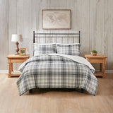 Bernston Lodge/Cabin Faux Wool to Faux Fur Down Alternative Comforter Set