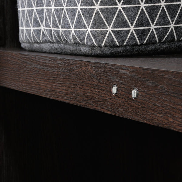 English Elm Storage Cabinet - Versatile Slim Design With Brown Finish For Organized Home & Office Spaces B356P367770-GIGA