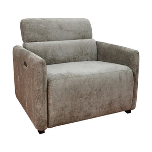 JLA Home Chapel Hill - Power Modern Recliner with USB-C Charging, High-Density Foam Comfort, Solid Wood Frame, Quiet Power Recline and Sleek Contemporary Design Beige CH103-0001
