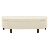 OSP Home Furnishings Jaycee Storage Bench Linen