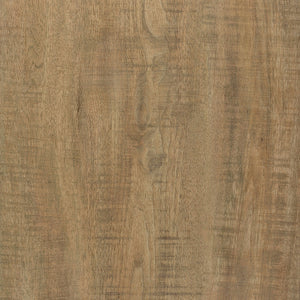 English Elm Square Engineered Wood Cocktail Table Matte Black Pedestal Base Modern Living Room B016P469793
