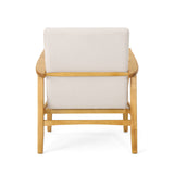 Christopher Knight Home® - Noble House - Perseus Mid Century Modern Fabric Club Chair, Ivory