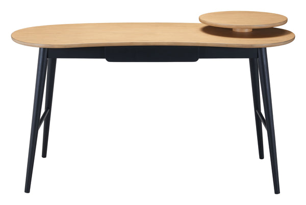 Zuo Modern Tarkiz Desk Natural - Stylish Rubberwood Design For Modern Homes, Perfect For Any Space & Aesthetic Natural Rubberwood 110512-zuo-modern