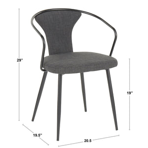 English Elm Fixed-height Farmhouse Barstool Whitewashed Spindle Back Antique Copper Frame Indoor B202P471344
