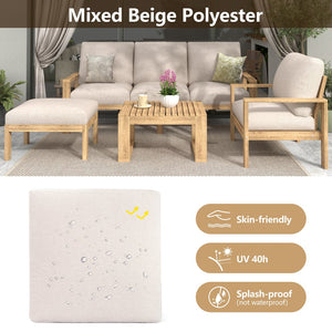 English Elm Christopher Knight Home® - Outdoor 4-Piece Acacia Sectional Patio Sofa Set - Stylish, Weather-Resistant Comfort For Your Space N757S438059B