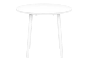 English Elm Dining 3-Piece Space-Saving Drop Leaf Table Set with Padded Ladder-Back Chairs, Modern Compact Design White 39 L x 23 W x 11 H B2710P218796