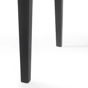 English Elm Christopher Knight Home® - Wood Counter Height Dining Table with Farmhouse Charm, Durable Rubberwood Frame & Easy-Clean Top Matte Black 69004.00BLK