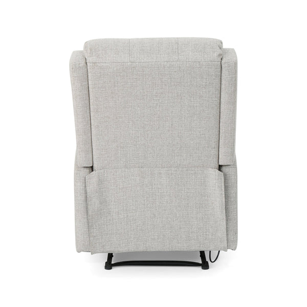 English Elm Christopher Knight Home® - 24.75" Wide Manual Recliner Beige Fabric - Compact 24.75" Seat, Pull-Tab Recline, Durable Frame comfort 64372.00