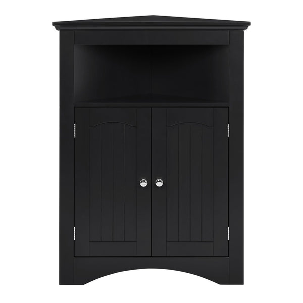 English Elm Sideboard Sideboard Cabinet - Modern Freestanding Corner Storage For Bathroom, Kitchen & Living Room Organization W487P352446-GIGA