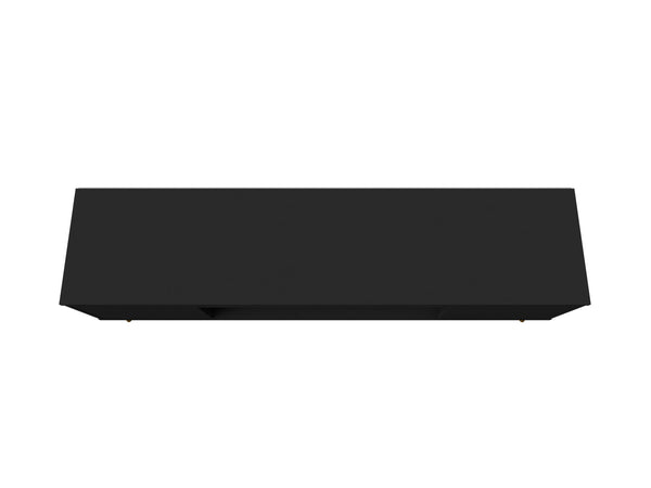 English Elm Bradley 63" Black Mid-Century Modern Tv Stand With Ample Storage, Cable Management & Stylish Design B365P398402