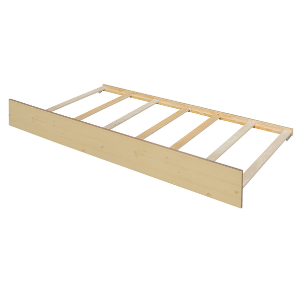 English Elm Twin House Bed with Trundle Solid Pine Frame Walnut Kids Bedroom Sleepover N708P357115N