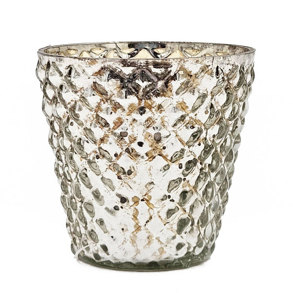 English Elm S/4 Luxurious Earl Grey Scented Soy Wax Candle In Antique Silver Holder – Perfect Home Décor Gift! W2078P242123-GIGA