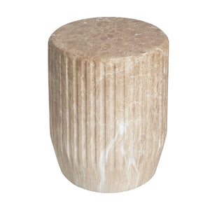 English Elm Christopher Knight Home® - Outdoor Cicci Carved Side Table - Luxurious Gold Accent For Indoor/Outdoor Living Spaces N773P283503G