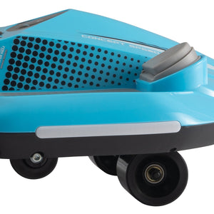 English Elm Electric Manta Ray Kids Ride on Racing Car with Built in Lights Music and Stable Wheels Blue W2181P202380