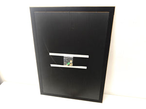 English Elm 24x32 Solid Wood Picture Frame with Replaceable Canvas, Organic Acrylic Glass, Elegant Wall Art Decor Black T3976P383250