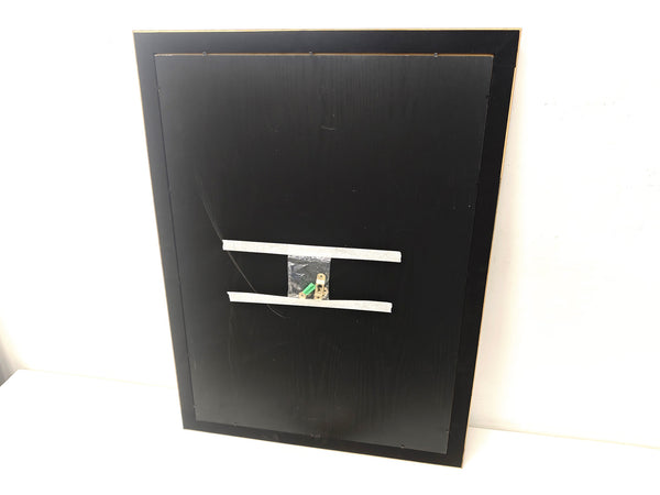 English Elm 24x32 Solid Wood Picture Frame with Replaceable Canvas, Organic Acrylic Glass, Elegant Wall Art Decor Black T3976P383250