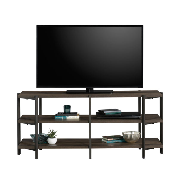 English Elm Credenza, Stylish Brown Media Stand For Tvs Up To 54", Durable Design & Versatile Storage Options B356P367965