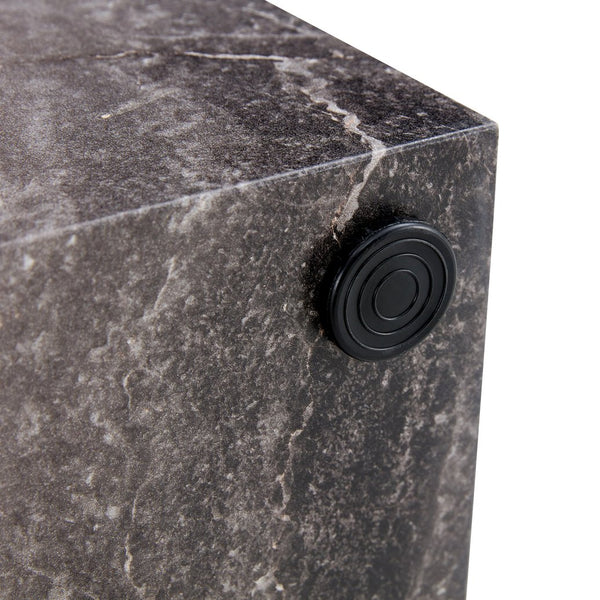 English Elm Elevate Your Living Room With A Modern Mdf Coffee Table In Textured Gray For Stylish Décor W1151P188002