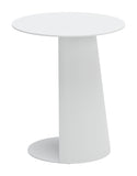 Sunny Isles Side Table White 704020 Zuo Modern