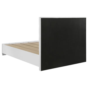 English Elm Hemlock Warm Brown Eastern King Bedroom Set with Platform Bed and Floating Base B062S01504
