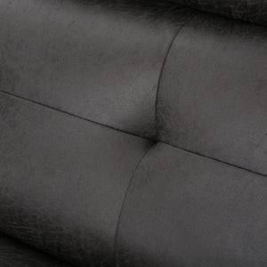 English Elm Christopher Knight Home® - Reclining Loveseat with Push-Back Recline, Plush Tufted Fabric Sofa, Compact Wall-Hugger Design Slate 61372.00MF