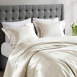 Madison Park Essentials Satin Luxury Glam/Luxury Comforter Set MPE10-1052 Ivory