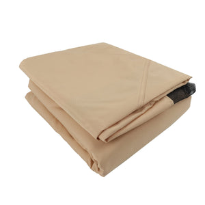 English Elm 13x10 Premium Patio Double Roof Gazebo Canopy Replacement Khaki Polyester UV Water-Repellent Top W419P312598