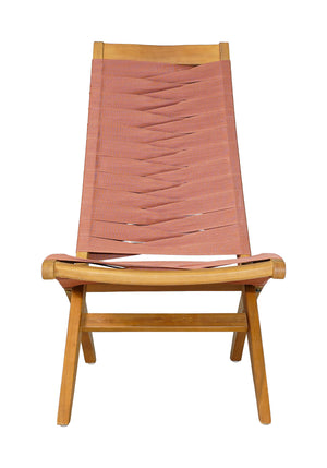Zuo Modern Rova Lounge Chair Terracotta - Modern Acacia & Synthetic Rattan Design For Elegant Interiors Brown Solid Acacia Wood,Nylon 704178-zuo-modern