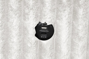 English Elm Plush Sectional Sofa With Pull-Out Sleeper In Cream Velvet - Stylish, Functional & Reversible Design! B009S01780-GIGA