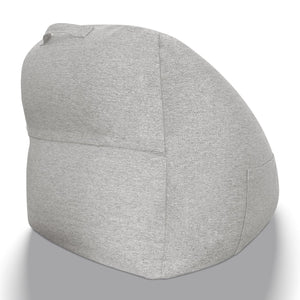 JLA Home Main Street - Cloud ergonomic couch with inflatable, water-resistant fabric, ergonomic support, pump included for easy portability and pet-friendly durability Ash Grey OLX106-0001