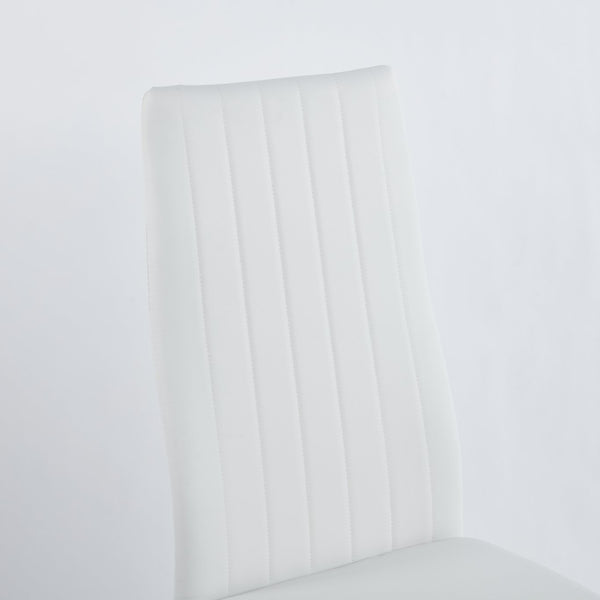 English Elm 1+4,5Pieces Mid-Century Dining Set For 4-6, Glass Top Table & Versatile Coffee/End Table Design W234S00113