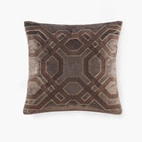 Croscill Classics Biron Traditional Square Decor Pillow CCL30-0033 Brown