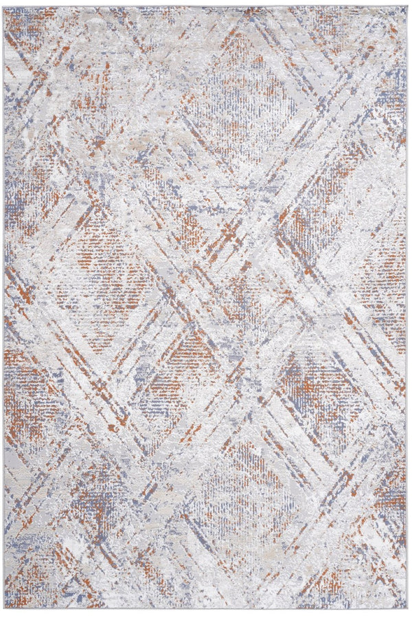 English Elm Payas Collection 8X10 Beige Geometric Area Rug - Durable, Stylish & Kid-Friendly For Modern Homes B189P183450-GIGA