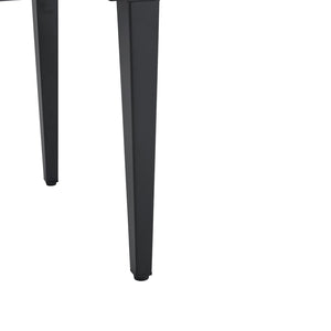 English Elm Table Set With 8 Ergonomic Pu Chairs & Walnut Grain Dining Table Featuring Under-Table Storage W1151S04288-GIGA