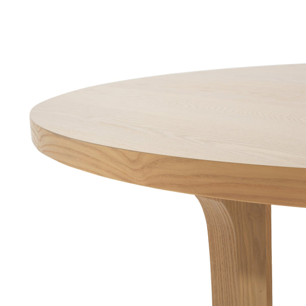 English Elm Christopher Knight Home® - 48" Round Dining Table In Natural Ash - Compact Farmhouse Design For Cozy Spaces & Easy Assembly N771P240936A