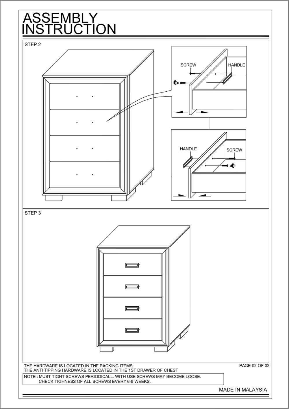 English Elm Glamorous Dark Gray 4-Drawer Chest with Gold Hardware, 33x17x46" Modern Glam Storage Accent Piece B011P207450