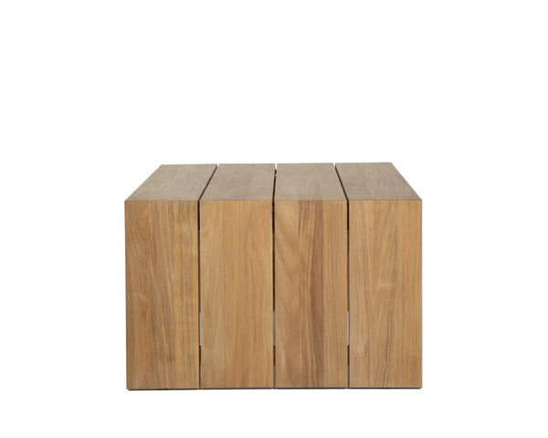 Sunpan Viga Coffee Table - Elegant Teak Wood Design for Modern Outdoor Spaces, Durable and Stylish Solution Natural