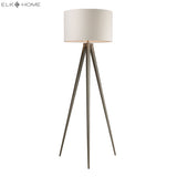 Salford 61'' High 1-Light Floor Lamp - Satin Nickel D2121 Elk Home