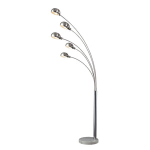 Penbrook 83'' High 5-Light Floor Lamp - Chrome D2173 Elk Home