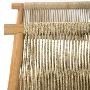 English Elm 28" Woven Outdoor Lounge Chair Solid Wood Frame Polyester Cushions Patio Garden N767P236617T