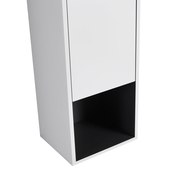 English Elm 12" Bathroom Side Cabinet - Wall-Mounted, Soft-Close Doors, Space-Saving Design For Modern Homes W999S00282