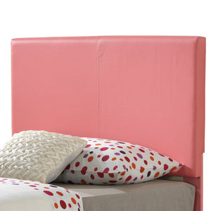 English Elm Elegant Velvet Full Bed Frame with Sturdy Support, Transitional Design, Easy Assembly, Modern Appeal Pink 4 L x 33 W x 44 H B078108087