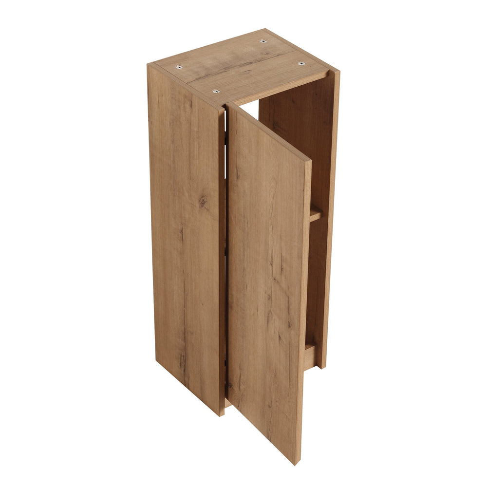 English Elm 30 Inch Wall-Mounted Bathroom Vanity With Resin Sink, Soft Close Drawer & Storage Cabinet - Modern Design W999S00267