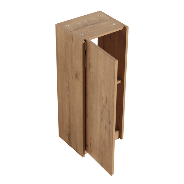 English Elm 30 Inch Wall-Mounted Bathroom Vanity With Resin Sink, Soft Close Drawer & Storage Cabinet - Modern Design W999S00267